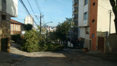 Unidade de saúde e agência bancária suspendem atendimento após temporal 14 chuva granbery eduardomaia3