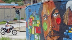 Grafiteiros transformam muros no Linhares 6 grafite leo6