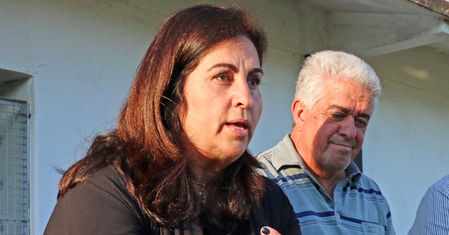 Agora ao lado de Boizinho, Myrian Fortuna encabeça a chapa Sempre Tupi  (fotos: LEONARDO COSTA)