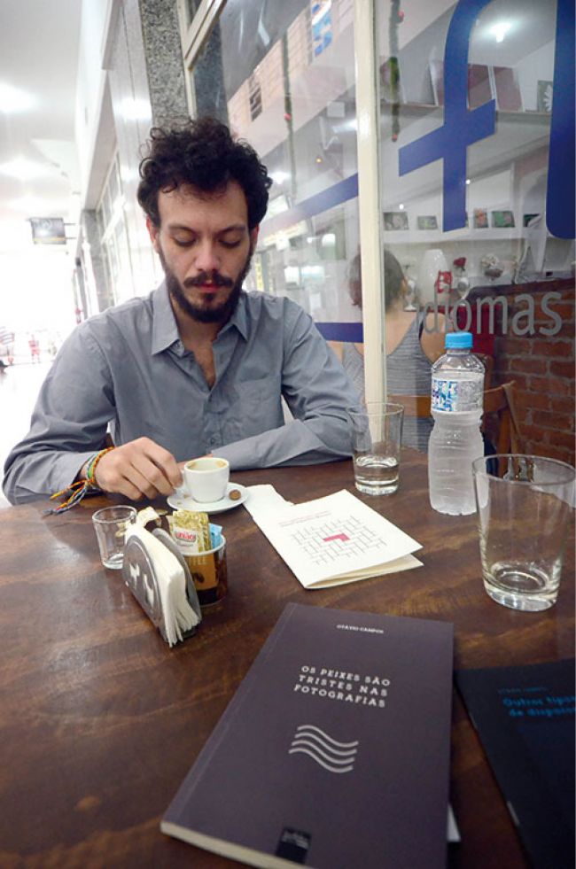 Um café com Otávio 1 Otávio Campos concluiu o mestrado em letras e já inicia, em 2017, o doutorado (Foto: Olavo Prazeres)