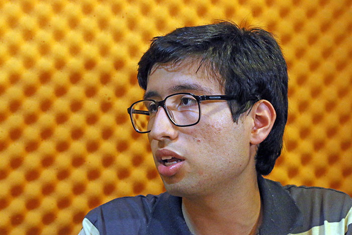 Pedro Cuco participou da primeira edição do Parlamento Jovem e diz que a experiência mudou sua forma de enxerga e de fazer política  (Foto: Leonardo Costa)
