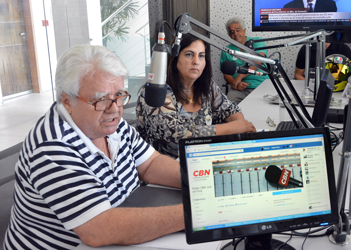 Candidatos põem propostas na mesa 1 Myrian Fortuna e João Batista Delvaux participaram de debate na Rádio CBN (Marcelo Ribeiro)
