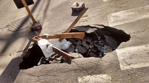 Cratera agora está com mais que o dobro do tamanho 
