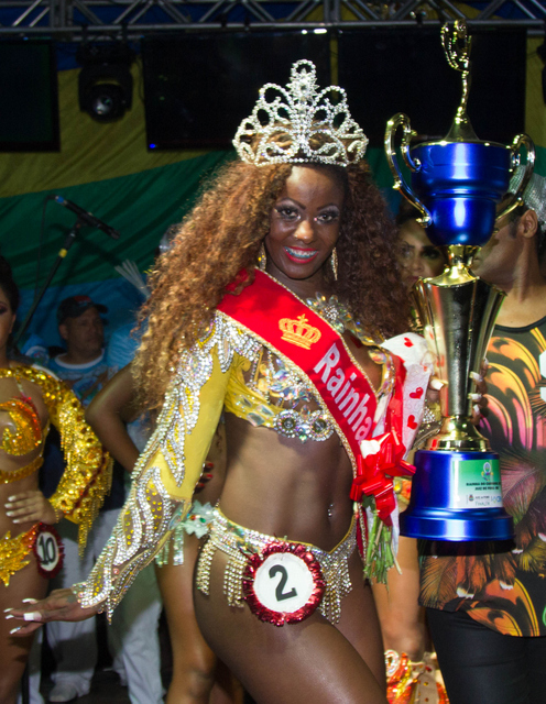 Coluna CR – 10-01-2017 1 A rainha do Carnaval 2017, Gracyele Germano, representante do Partido Alto. Foto: Funalfa