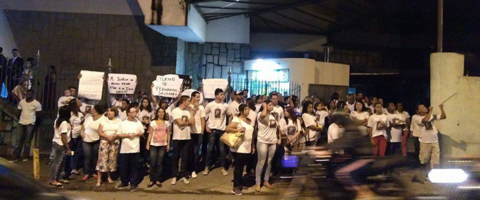 Família de homem morto por policial civil em JF faz protesto em Petrópolis 1 Foto: divulgação