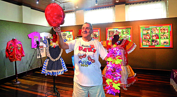 45 anos de uma folia abençoada 1 Zé Kodak festeja mais um aniversário da Banda Daki com exposição e presença certa na avenida (Foto: Leonardo Costa)