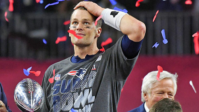 Tom Brady, marido de Gisele Bündchen, fez a diferença na vitória dos Patriots (Foto: Reprodução)