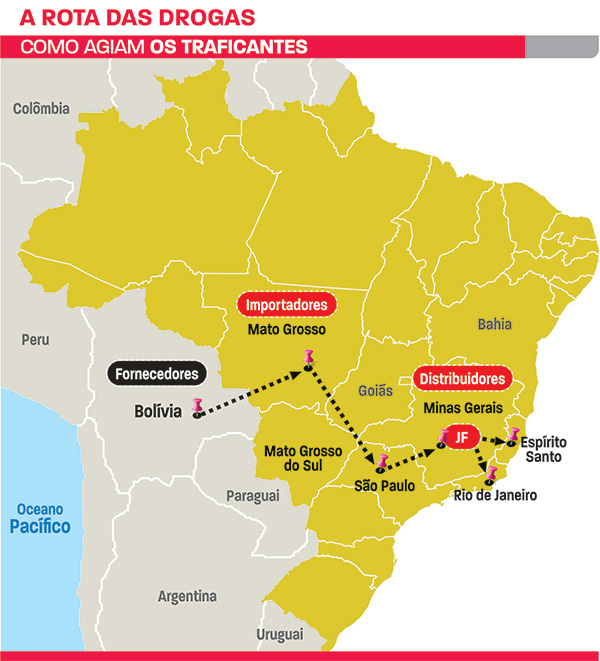 mapa das drogas