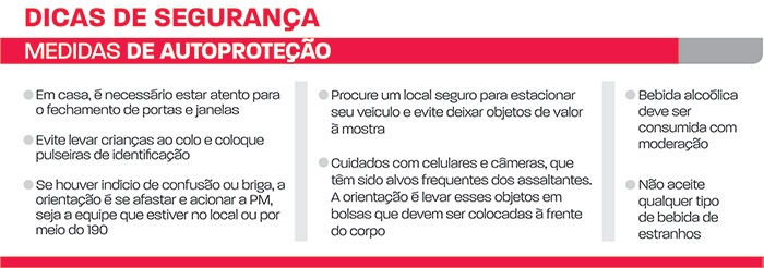 PM e Guarda Municipal reforçam segurança no carnaval 4 medidas de autoprotecao