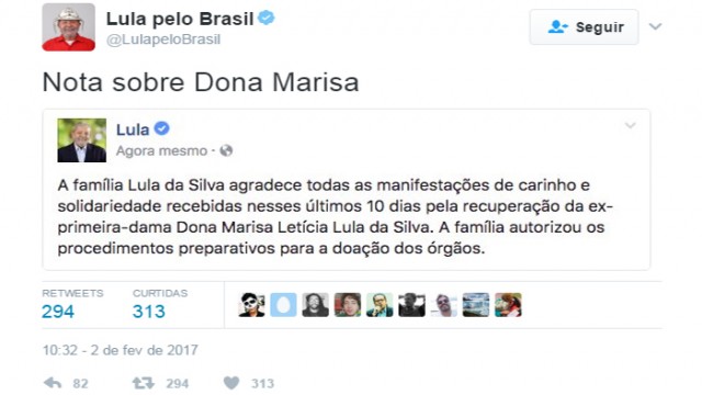 Exame constata que Dona Marisa não tem atividade cerebral 2 print