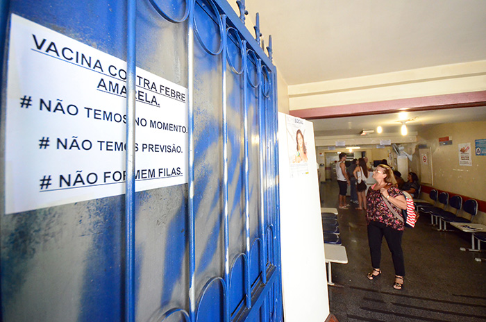 Unidades de Saúde estão sem vacina contra a febre amarela 1 Foto: Olavo Prazeres