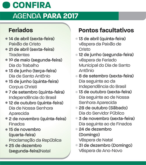 Feriados podem ser lucrativos 3 agenda-2017
