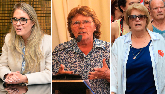 Participação de mulher no poder ainda é desafio 3 vereadoras Sheila Oliveira (PTC) e Ana Rossignoli (PMDB) registraram os dois melhores desempenhos nas eleições de outubro. Completa o trio a deputada federal Margarida Salomão (PT), candidata mais votada na cidade entre os concorrentes à Câmara dos Deputados nas eleições de 2014