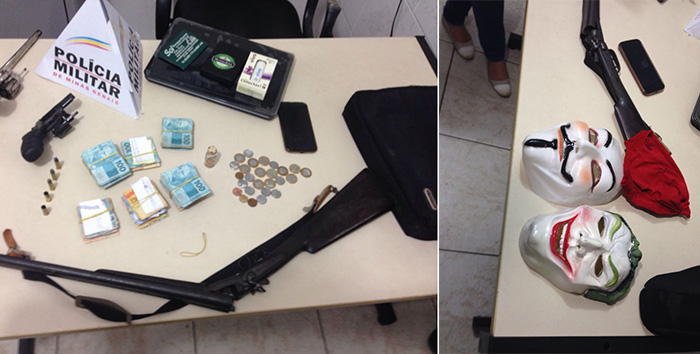 Ações violenta expõem insegurança nas áreas rurais na Zona da Mata 1 Materiais usados pelos bandidos foram apreendidos. (Foto: Polícia Militar)