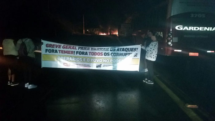 Após bloqueio na BR-040, manifestantes liberam rodovia 2 PRF