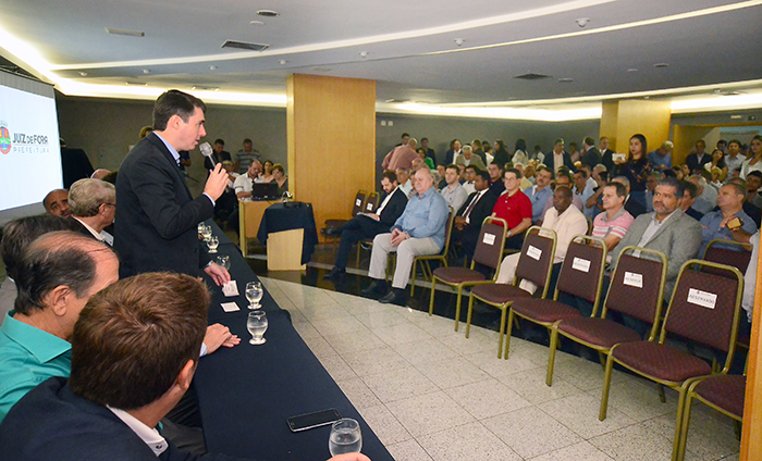 Prefeitos se reúnem em JF em defesa de pauta municipalista 1 (Foto: Olavo Prazeres)
