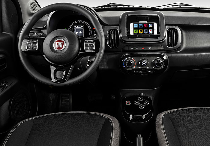 Fiat Mobi ganha câmbio automatizado em sua linha 2018 4 fiat mobi interior