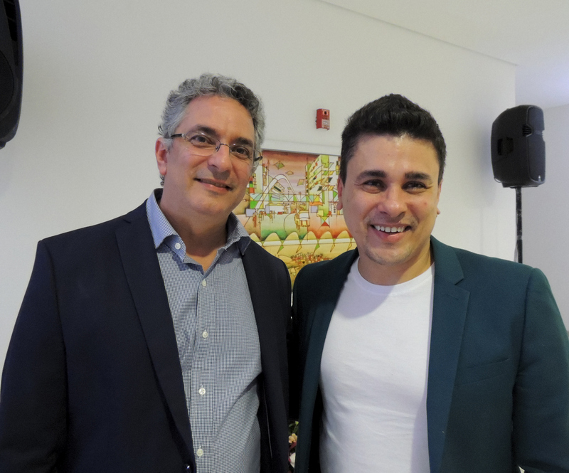 Coluna CR – 31-05-2017 2 O médico Gustavo Ramalho e o professor Gil Giardelli, que falou sobre “Gestão da inovação em tempos de mudança", no Centro de Estudos do Monte Sinai
