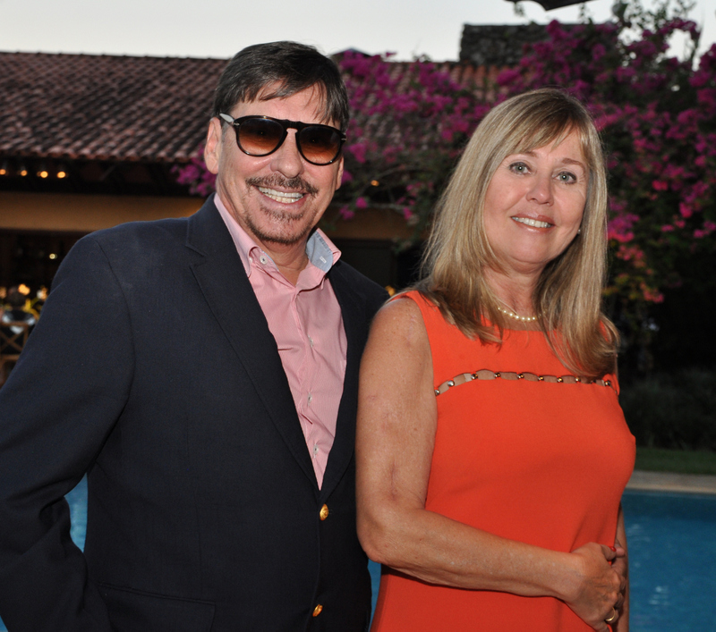 Sérgio e Sônia Neumann Cupollilo em tarde social. Foto: Wolmer Monteiro