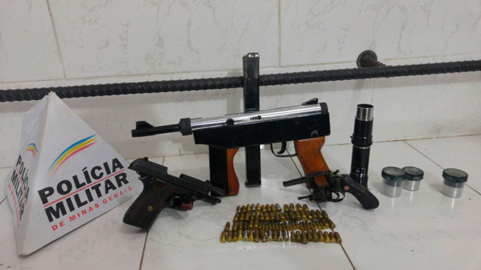 Foto: Polícia Militar/Divulgação armamento-retiro-divulgacao-pm