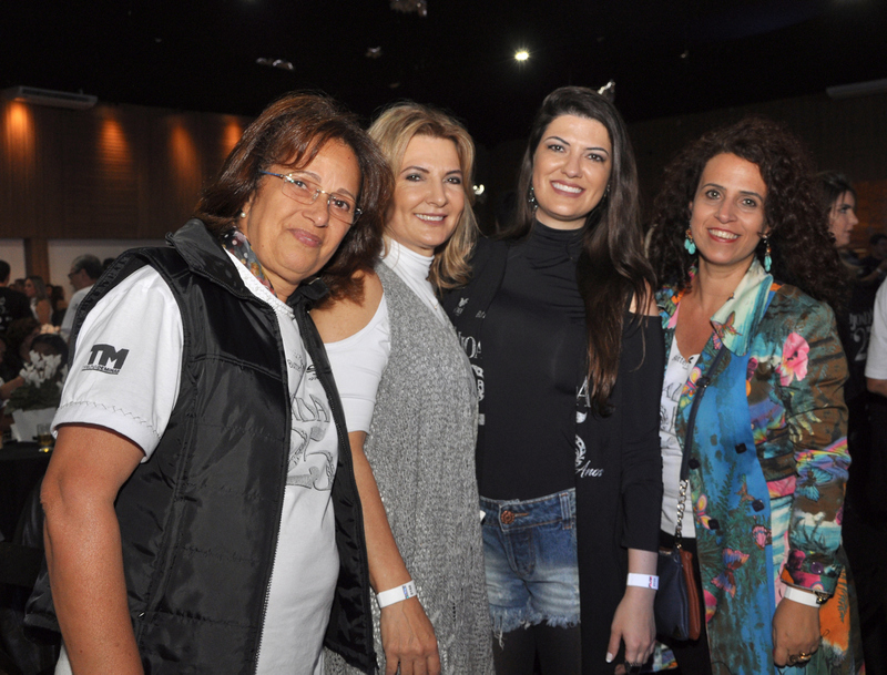 Leila Pessoa, Vilma e Roberta Cruz e Brenda Mello na festa desta coluna Foto: Wólmer Monteiro
