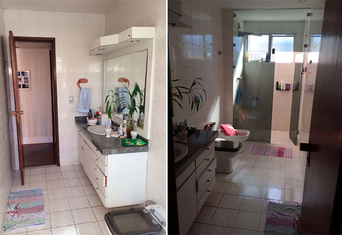 Arquitetura express: veja como reformar sem quebradeira 8 antes banheiro