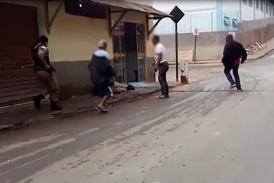 policial baleado capa