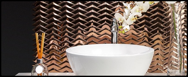 Metalizados no Décor 7 revestimento