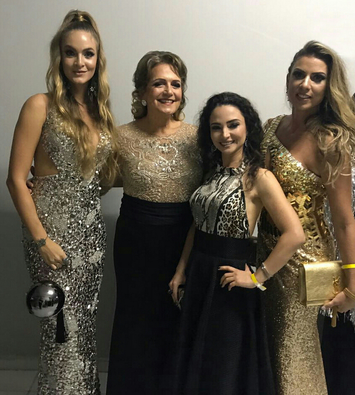 Paloma Matheus, Myrliane Leão, Leonora Mansur e Érika Miana, super elegantes juradas do Miss Brasil Gay