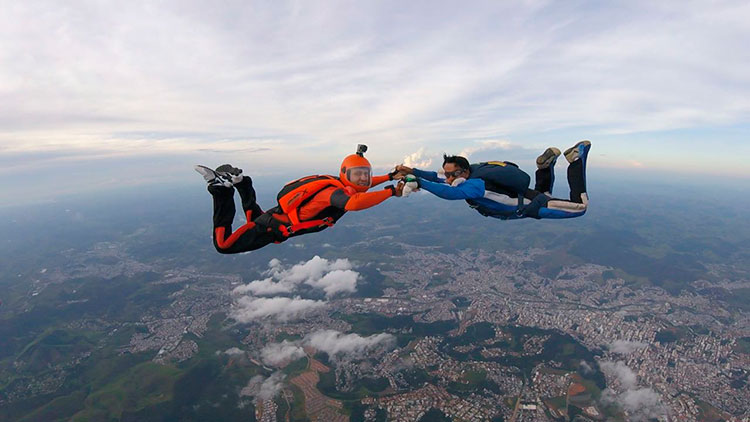 (Foto: Arquivo Pessoal/Divulgação) esp paraquedismo 4