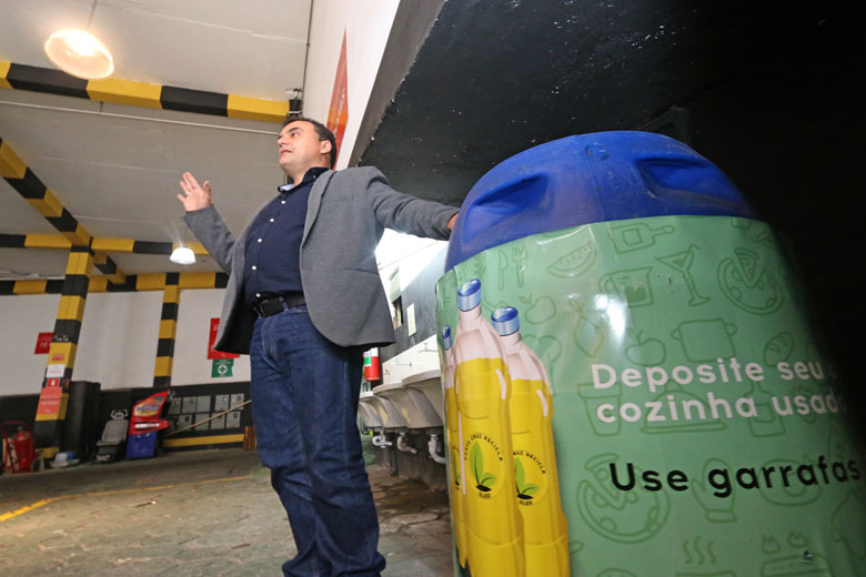 Conheça shopping sustentável em JF 7 oleo de cozinha