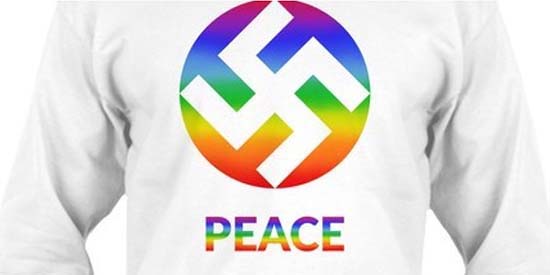 Marca causa polêmica ao estampar suásticas em camisetas e moletons 1 suástica
