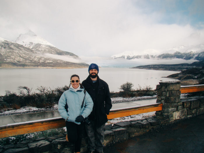 Frio congelante no Parque de los Glaciares, na Argentina