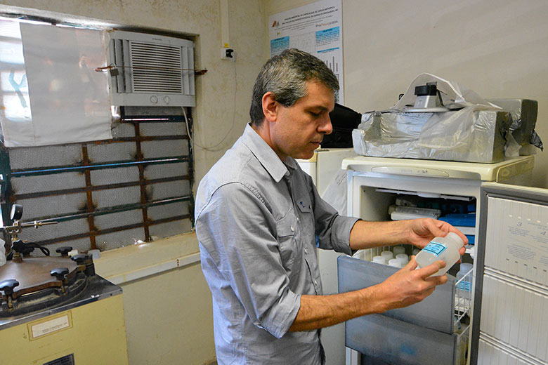Foto: Marcelo Ribeiro amostras ufjf