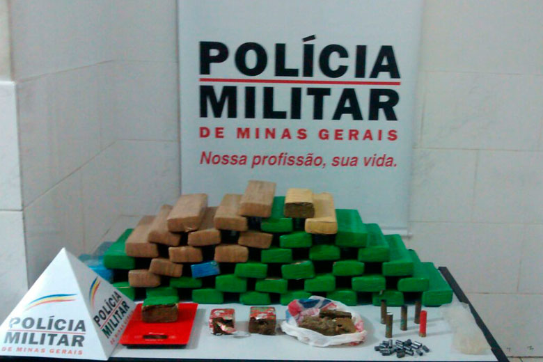 Foto: Divulgação PM drogas divulgacao pm