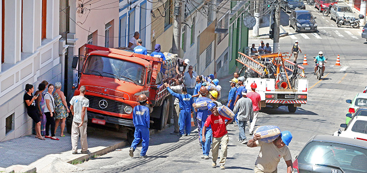 caminhao dentro