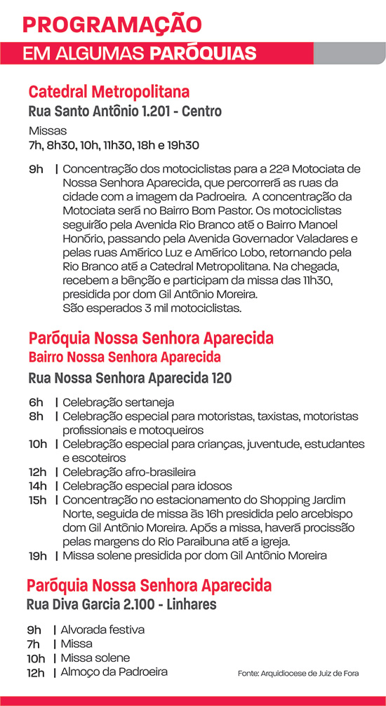 celebração nossa senhora aparecida 2017