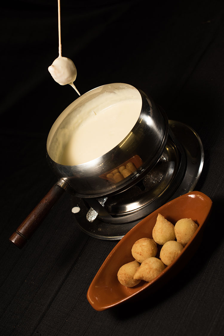 coxinha fondue