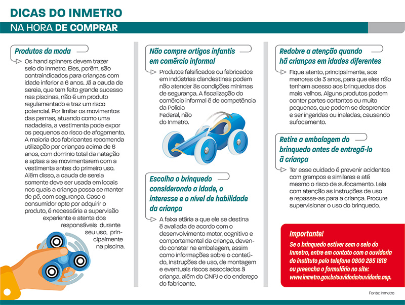 Inmetro alerta para segurança em brinquedos infantis 1 dicas do inmetro