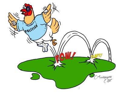 voo de galinha