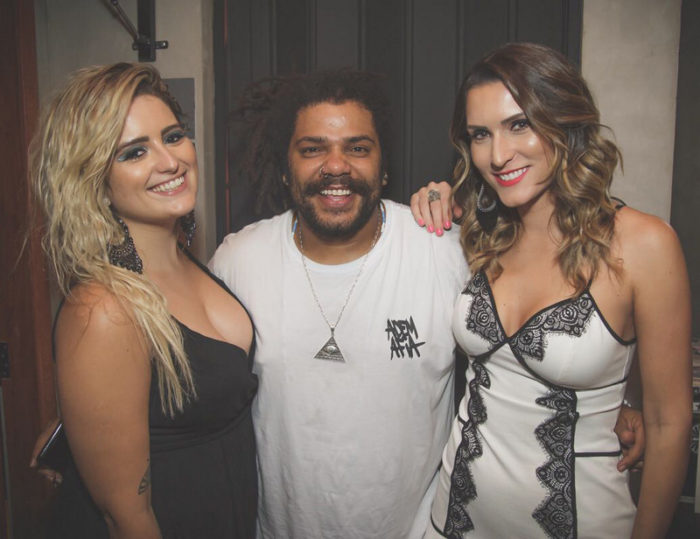 Tatah Favero, Vitin (vocalista do Onze:20) e Mary Ghedin, clicados na Danke Club 1 Tatah Favero, Vitin (vocalista do Onze:20) e Mary Ghedin, clicados na Danke Club