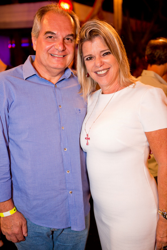 Tatah Favero, Vitin (vocalista do Onze:20) e Mary Ghedin, clicados na Danke Club 3 Rogério Fávero e Mônica Baldi em festa recente no Privilège Foto: Wanderson Monteiro