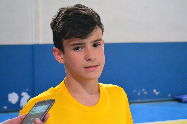 Juiz-forano participa de Mundial de tumbling pela Seleção 1 ginasta olavo