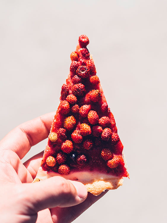 Natal chegando, Ceia vegana 3 tortadeamendoascommorango carolina dini