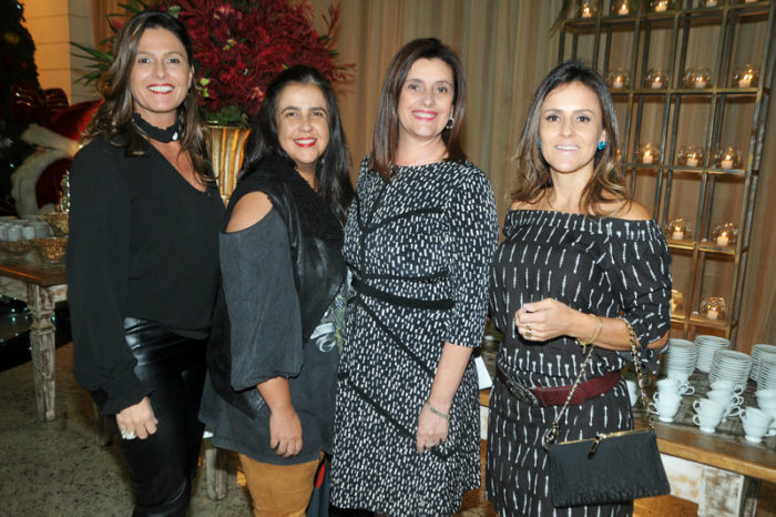 Orlando Manera e o presidente do Rotary Juiz de Fora, José Lúcio Fernandes 1 Débora Queiroz, Bia Barroso, Priscila Weiss e Renata Ribeiro, em noite social no Marcellu’s Aero Foto: Andréa Ottoni