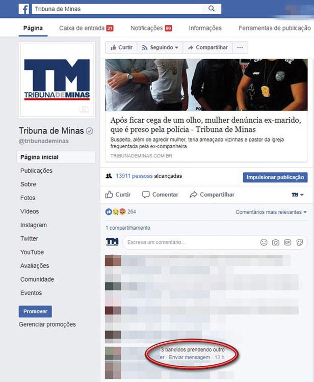 Homem é preso por difamar policiais civis em rede social 1 print certo