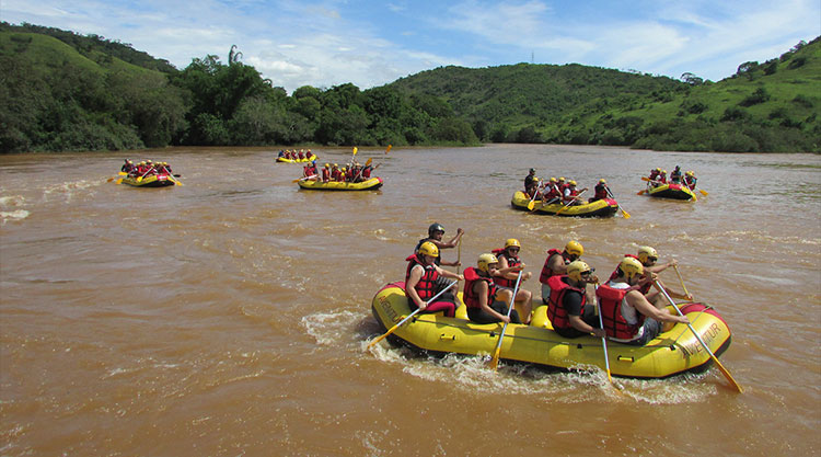 (Foto: divulgação) rafting três rios