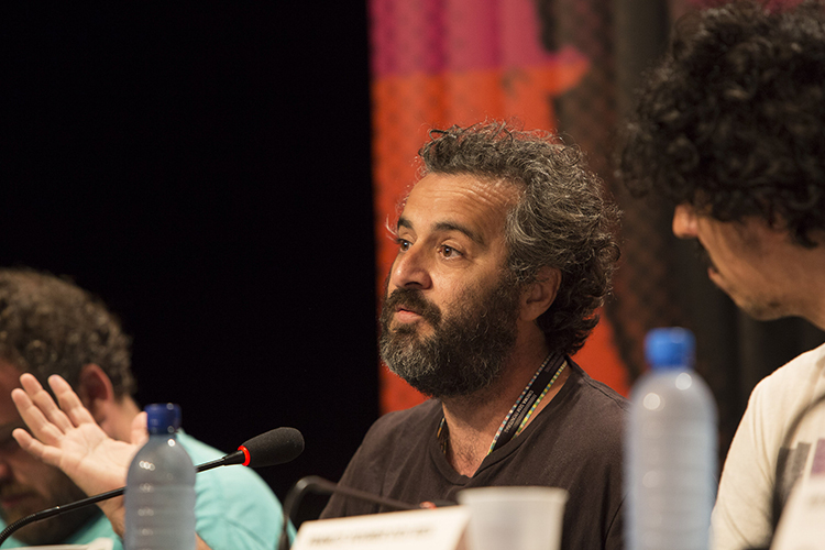 Adirley Queirós em debate Foto Beto Staino Universo Produção