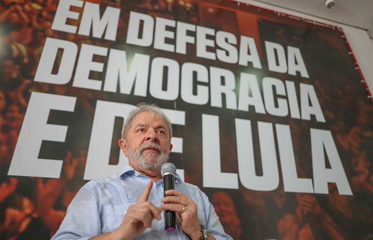 (Foto: Ricardo Stuckert) bra lula anuncia candidatura
