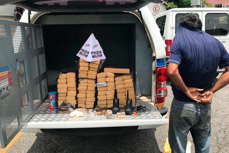 apreensão droga PM